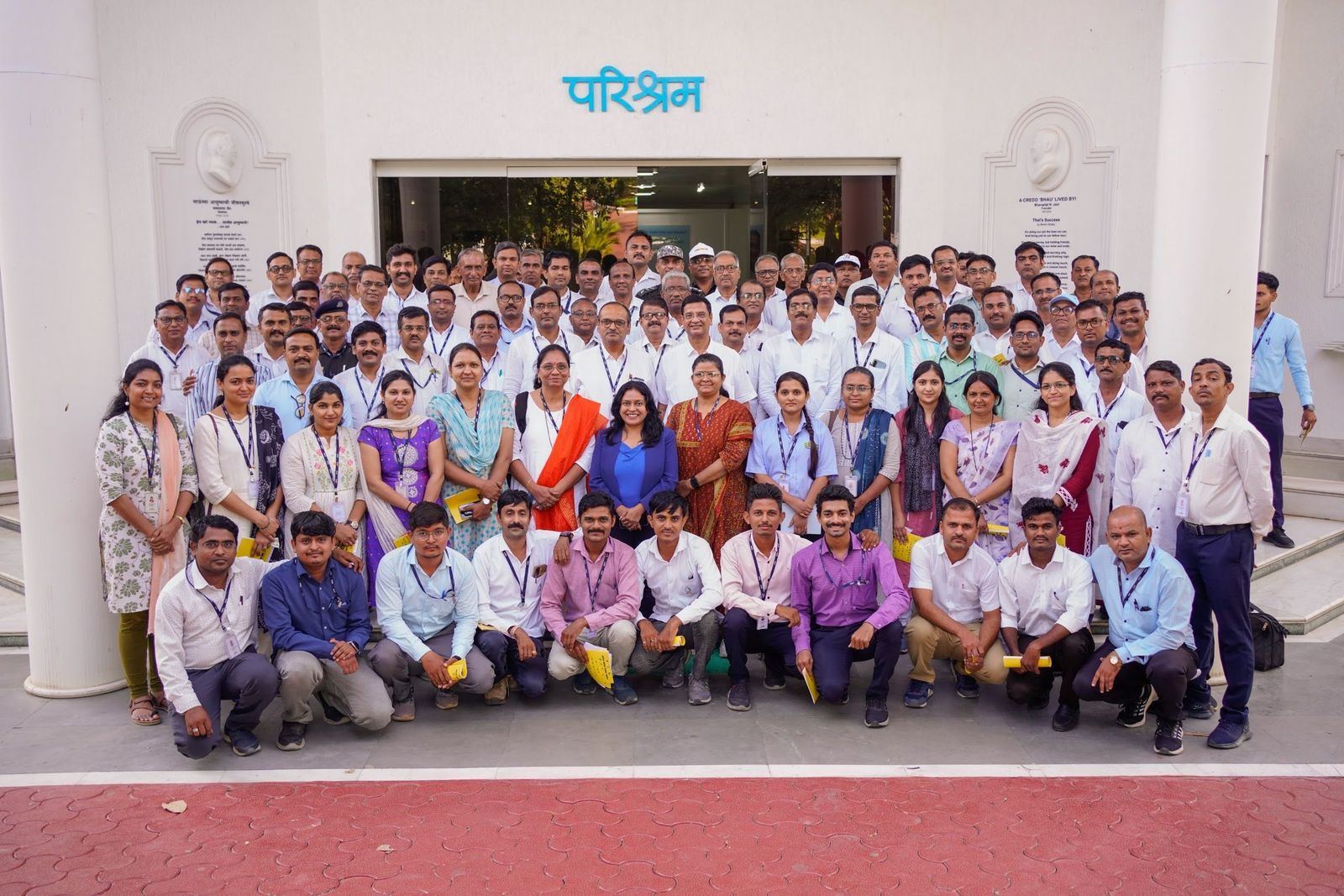 Group photo from a training session